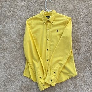 Rare bright yellow Ralph Lauren Oxford sz 8